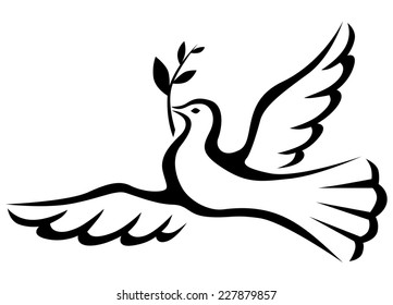 1,121 Dove with palm branch Images, Stock Photos & Vectors | Shutterstock