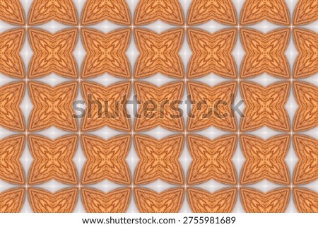 Symmetrical colored seamless pattern. Designer background