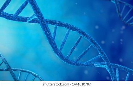 Synthesis Of DNA, Replication, Modification And Mutation Process. Concept Of Advanced Breakthrough In Scientific Biotechnology And Bio Engineering Domain