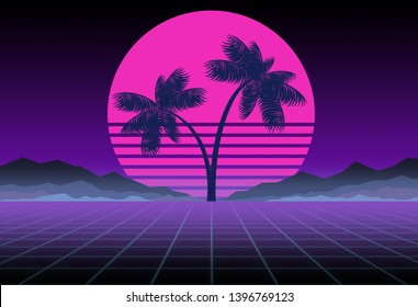 4,057 80s palm trees Images, Stock Photos & Vectors | Shutterstock