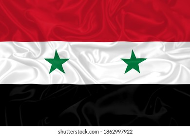 Syria Flag Waving National Flag Syrian Stock Illustration 1862997922 ...