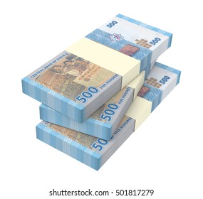 Syrian Pounds Bills Isolated On White Stock Illustration 501817279 ...