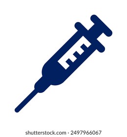 Syringe icon vector design template, Syringe Icon Illustration Logo Template, background. Vaccination medical equipment, healthcare, hematology, medicine minimal concept.