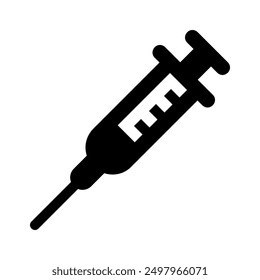Syringe icon vector design template, Syringe Icon Illustration Logo Template, background. Vaccination medical equipment, healthcare, hematology, medicine minimal concept.