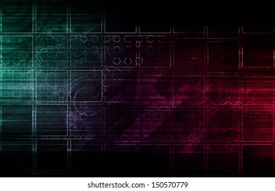 System Scan Data For Pattern Recognition Art