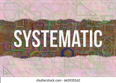 Systematic Information Technology Conceptual Words Colorful Stock ...