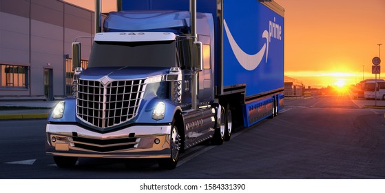 Amazon Truck Images Stock Photos Vectors Shutterstock