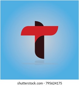 T Logo Design Stock Illustration 795624175 | Shutterstock