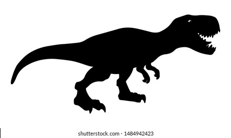 T Rex Dinosaur Dangerous Extinct Predator Stock Illustration 1484942423 ...