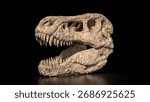  T rex Skull for Education Or sci concept 3d Rendering.