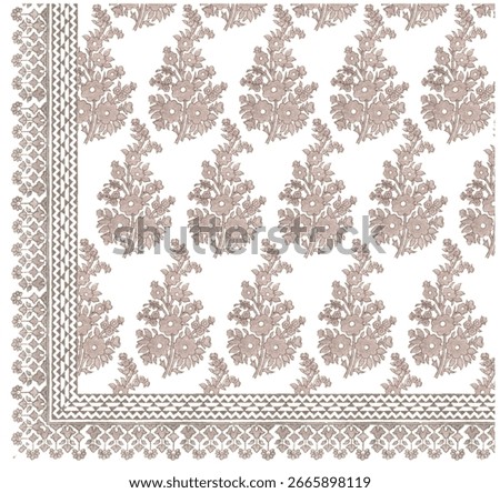 Table cloth block design made on Photoshop