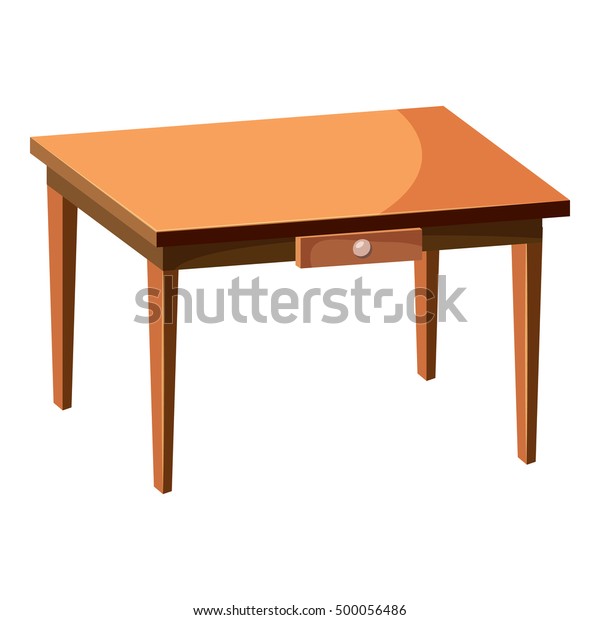 Table Icon Cartoon Style Isolated On Stock Illustration 500056486