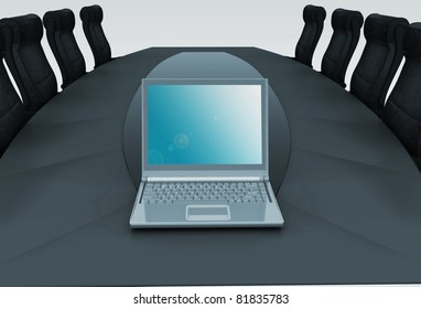 table for negotiations