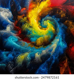 Tactile Textures series. Backdrop composed of colored dynamic textures on the subject of creativity, imagination and design. When human connections recede, the voices of textures advance.