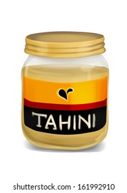 Tahini Jar