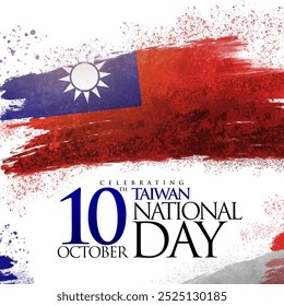 Taiwan National Day 10th October Illustration. - Powered by Shutterstock