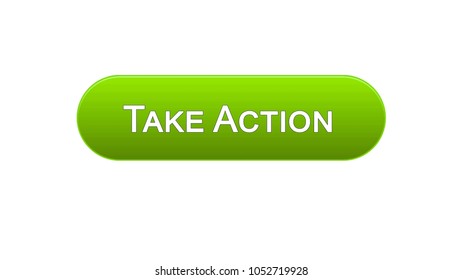 Take action web interface button green color, internet site design, leadership