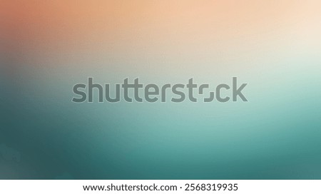 Tan to Gray and Teal Gradient Background,Creative Color Fade Background for Print and Digital.