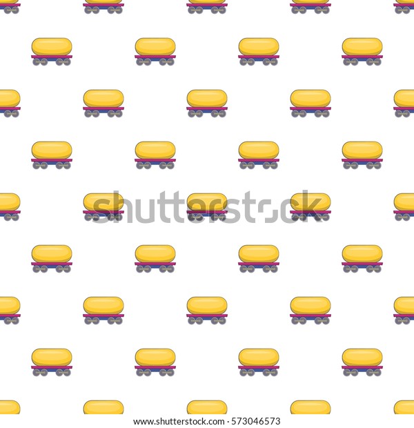 Tank car for gasoline pattern.\
Cartoon illustration of tank car for gasoline  pattern for\
web