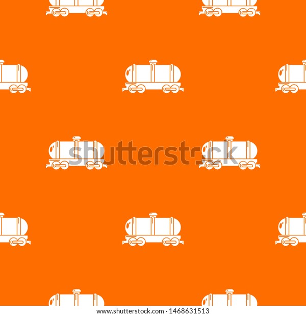 Tank car\
pattern orange for any web design\
best