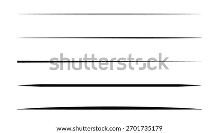 tapered black lines pattern 3d illustration