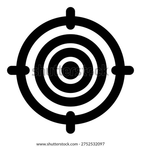 target aim icon, focus icon vector design symbol