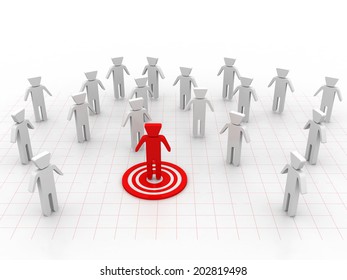 Target Market Stock Illustration 204177901