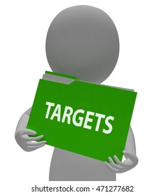 Targets Folder Meaning Objective Plans 3d Rendering