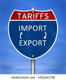 Tariffs sanctions for imports and exports