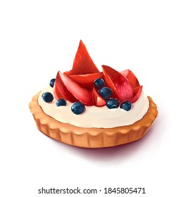 Tartelette Aux Fraises Illustrations Images Et Images Vectorielles De Stock Shutterstock