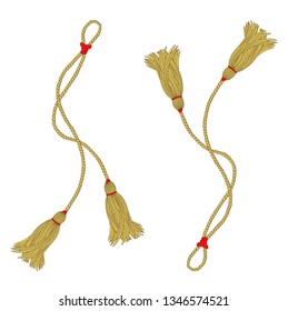 tassels with cord 