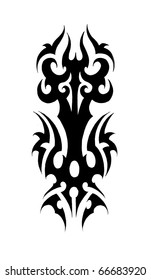 Tattoo Art Sketch Black Tribal Stock Illustration 66683920 | Shutterstock