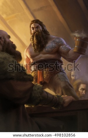 dwarf tavern keeper