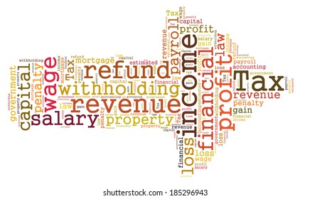 tax word cloud