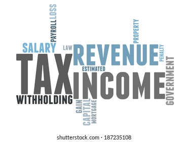 tax word cloud