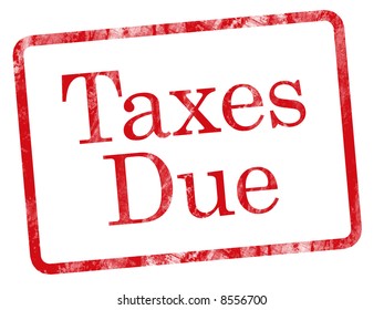 Taxes Due Message.