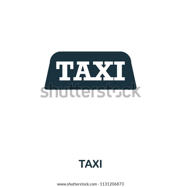 Taxi icon. Line style icon design. UI.\
Illustration of taxi icon. Pictogram isolated on white. Ready to\
use in web design, apps, software,\
print
