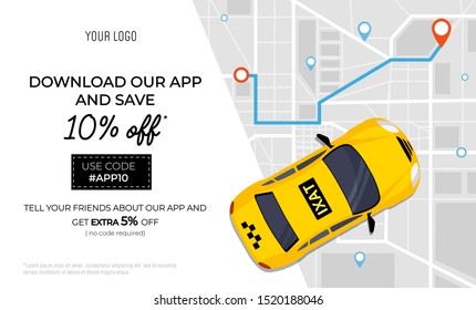 taxi service promo ad banner 260nw 1520188046