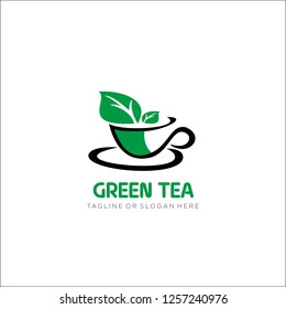 Organic Tea Logo Design Template Vector Stock Vector (Royalty Free ...