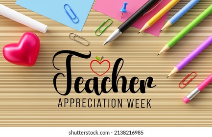 Teacher Appreciation Week Is Observed Every Year In May. Day Provides The Occasion To Celebrate The Teaching Profession Worldwide, Take Stock Of Achievements. 3D Rendering