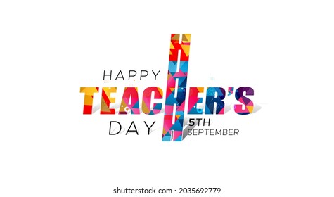 Teachers Day Concept With Ladder