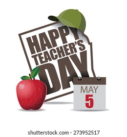 Teachers Day Icon Royalty Free Stock Stock Illustration 273952517 ...