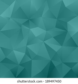 Teal Abstract Irregular Triangle Pattern Background - Jpg Version