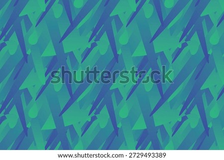 teal blue angular pattern, geometric gradient texture, dynamic abstract strokes, modern seamless vector, layered abstract design