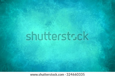 A teal blue background with marbled texture and bright center.