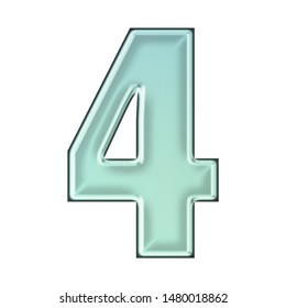 292 Teal number 4 Images, Stock Photos & Vectors | Shutterstock