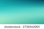 Teal Gradient Background with Grainy Texture, Abstract Design Element