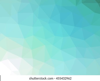 Teal Gradient Polygon Shaped Background.