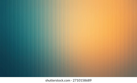 Teal And Orange Gradient Background With Vertical Lines abstract