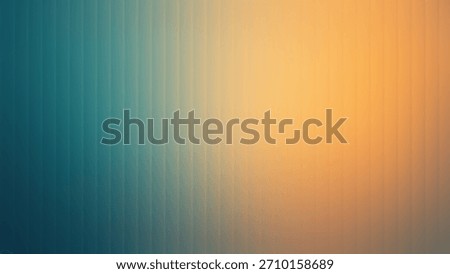Teal And Orange Gradient Background With Vertical Lines abstract